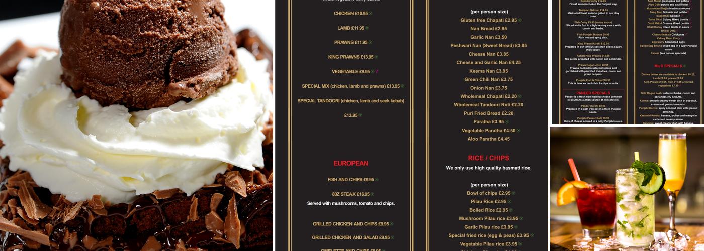 Indian Lounge Edinburgh Menu