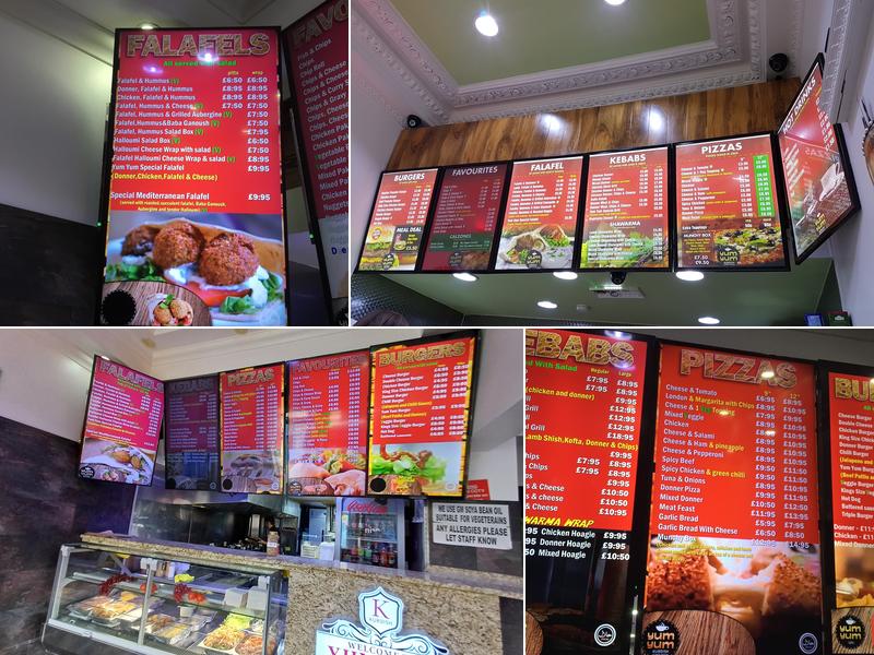 Yum Yum Kebab Original Menu