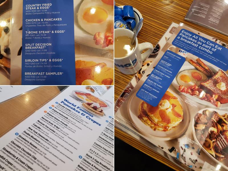 IHOP Menu