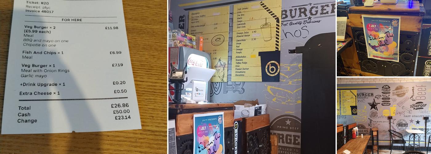 Bburger (Halal) Menu