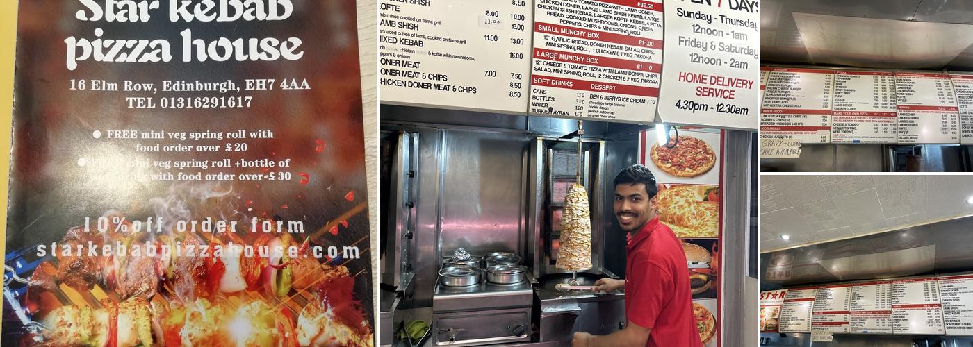Star Kebab Pizza House Menu