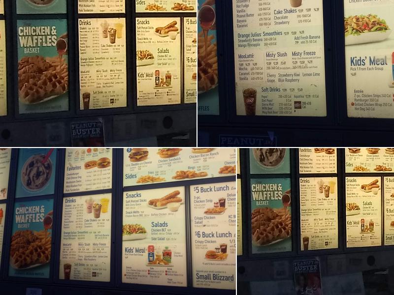 Dairy Queen Menu