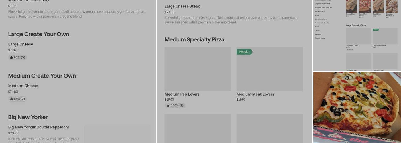 Pizza Hut Menu