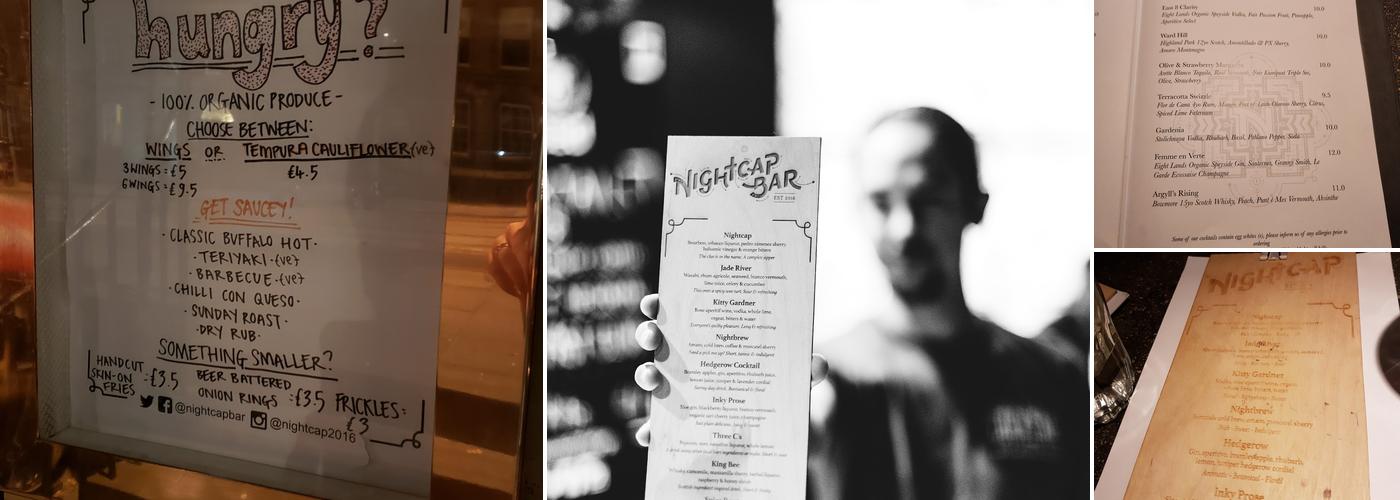 Nightcap Menu