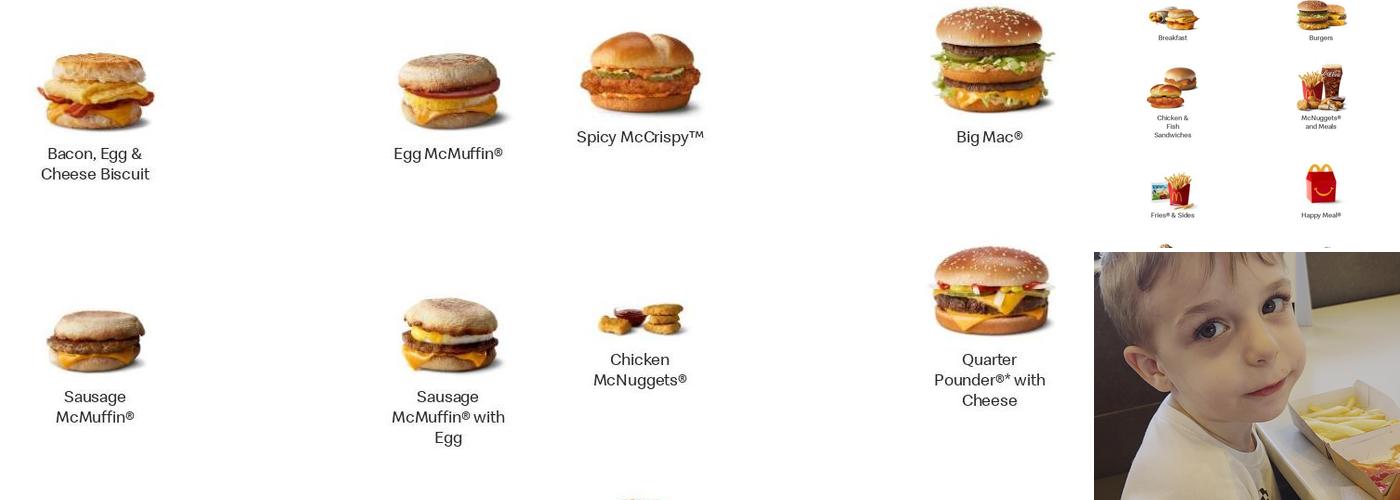 McDonald's Menu