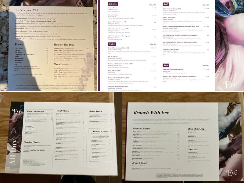 Eve Menu