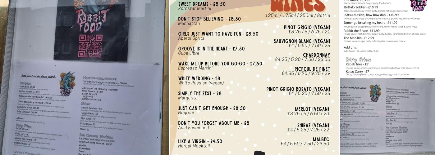 Meadows Tap Menu