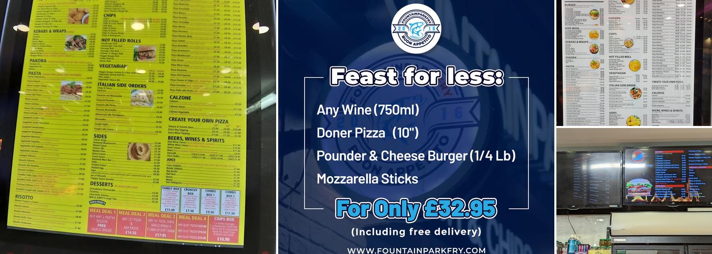 Fountain Park Fry Menu