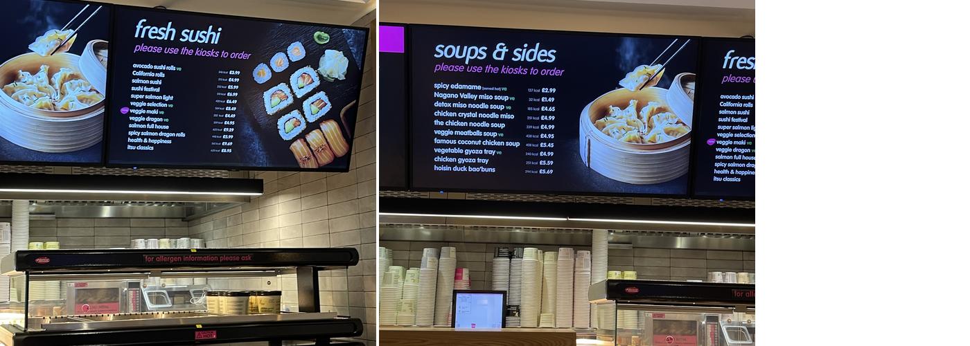 itsu - Edinburgh Menu