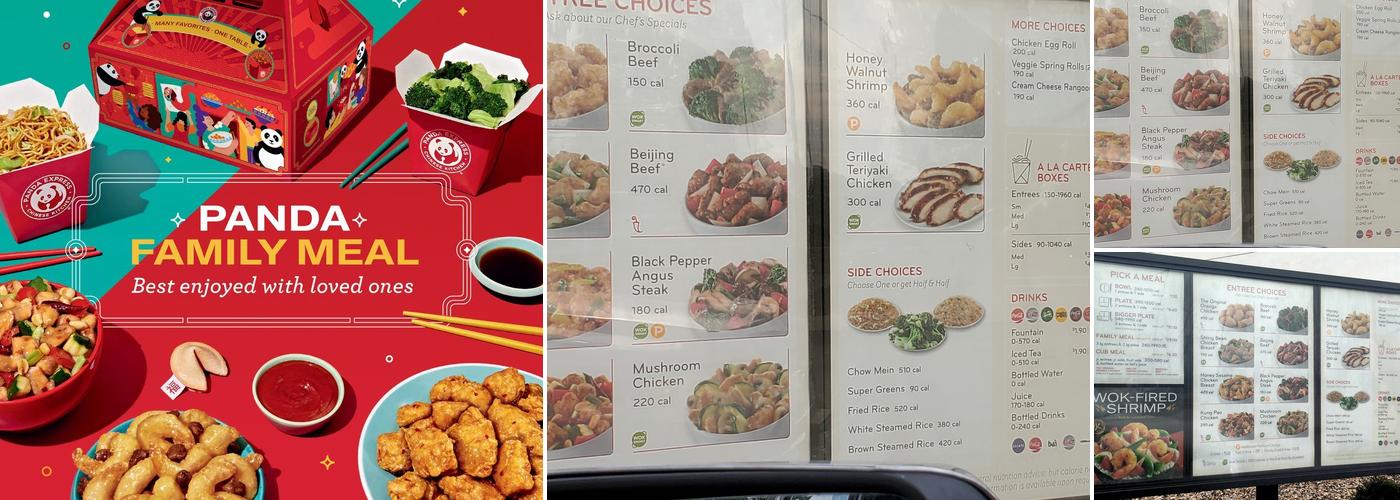 Panda Express Menu