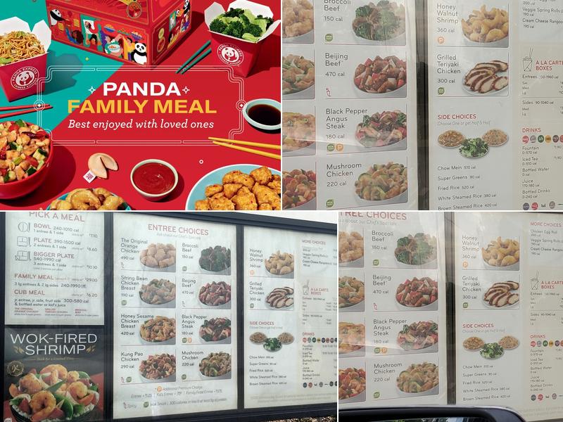 Panda Express Menu
