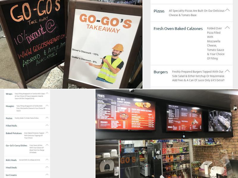 Go-Go's Takeaway Menu