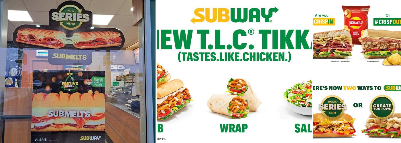 Subway Menu