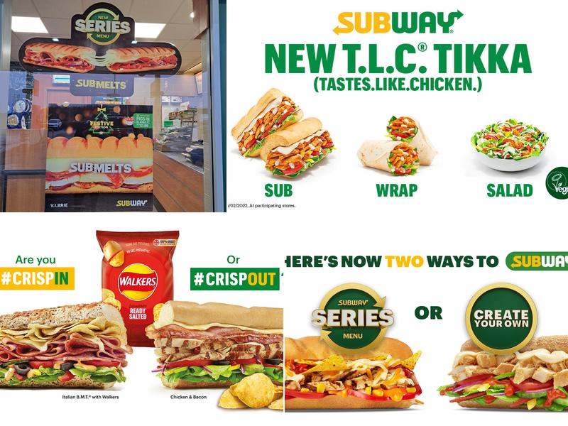 Subway Menu