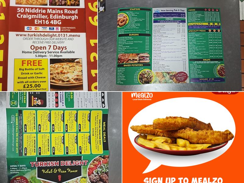 Turkish Delight Menu