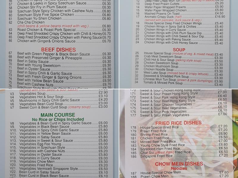 The New Garden Grove Menu