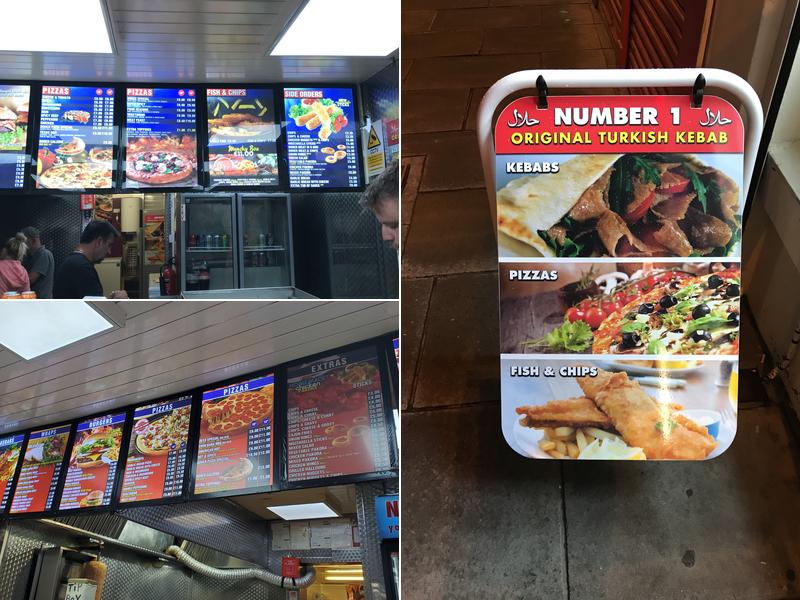 No1 Kebab Menu
