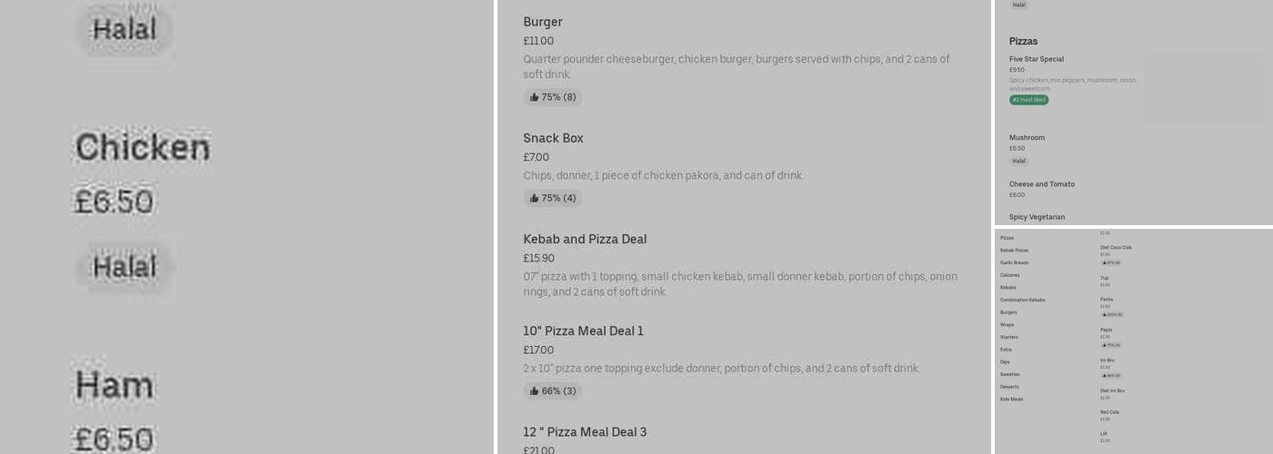 Istanbul Takeaway Kebab House Menu