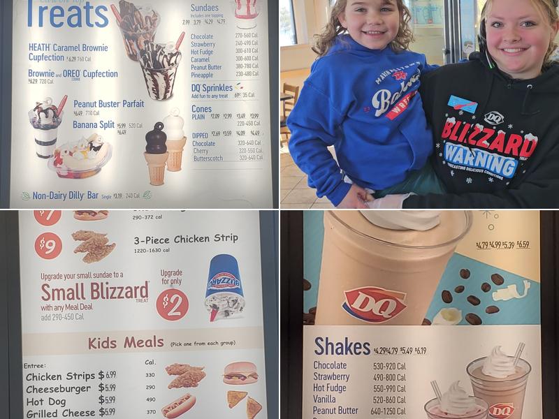 Dairy Queen Menu