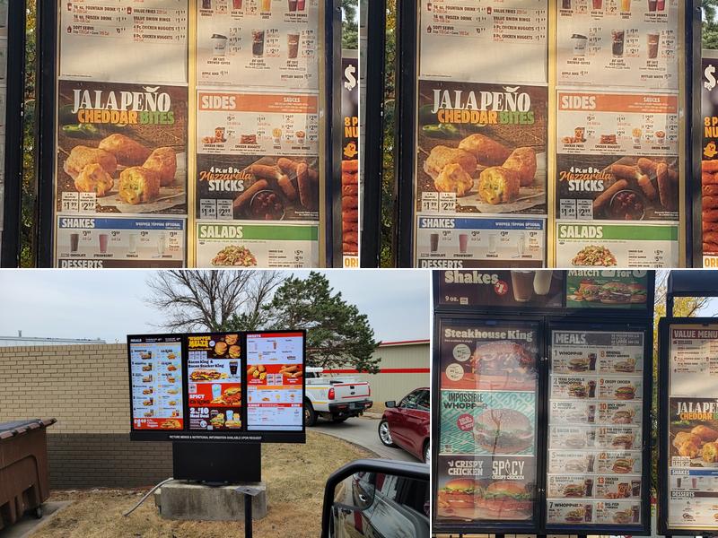 Burger King Menu