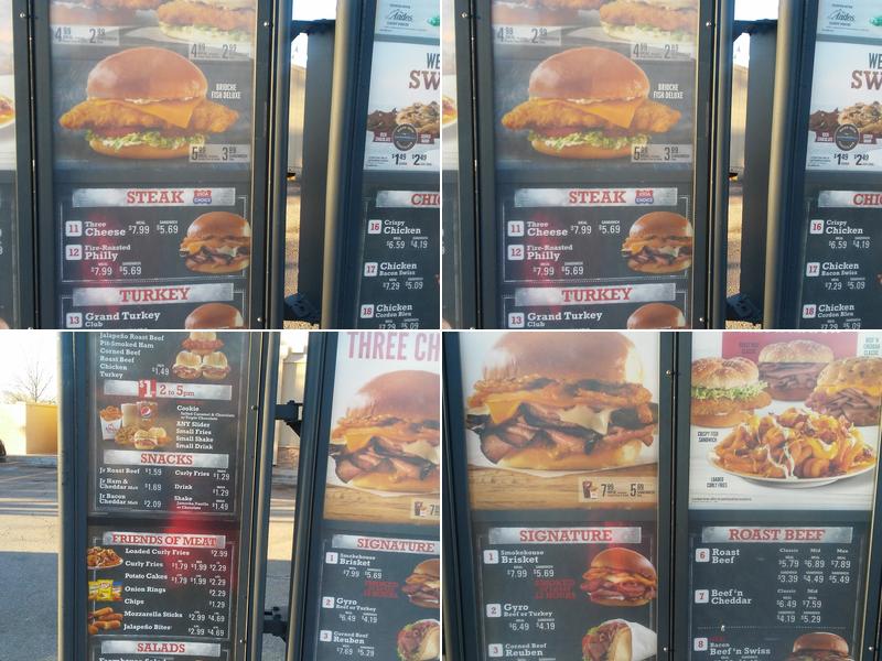 Arby's Menu