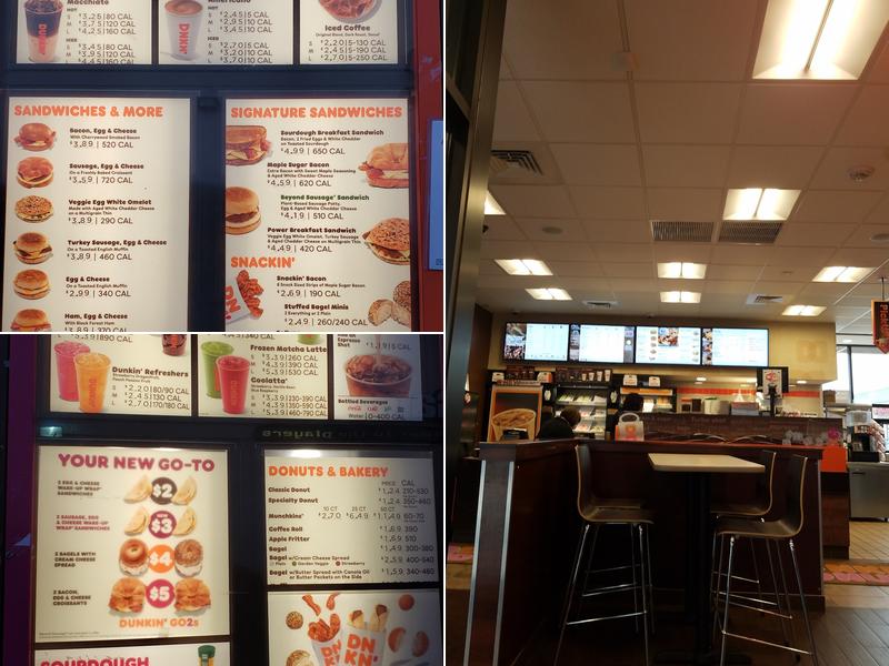 Dunkin' Menu