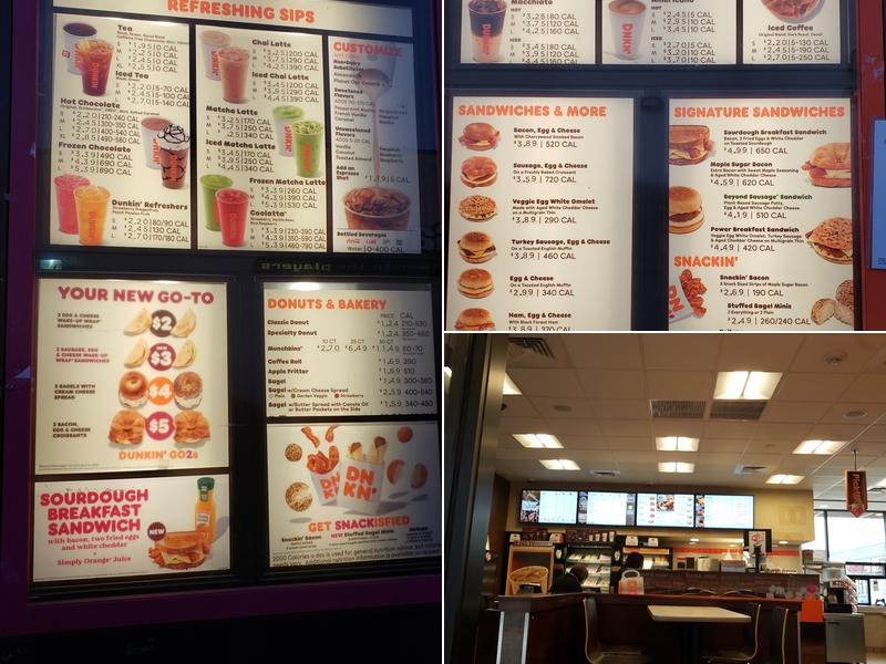 Dunkin' Menu