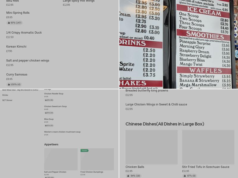 Ocean Cafe Mediterranean Bistro Menu