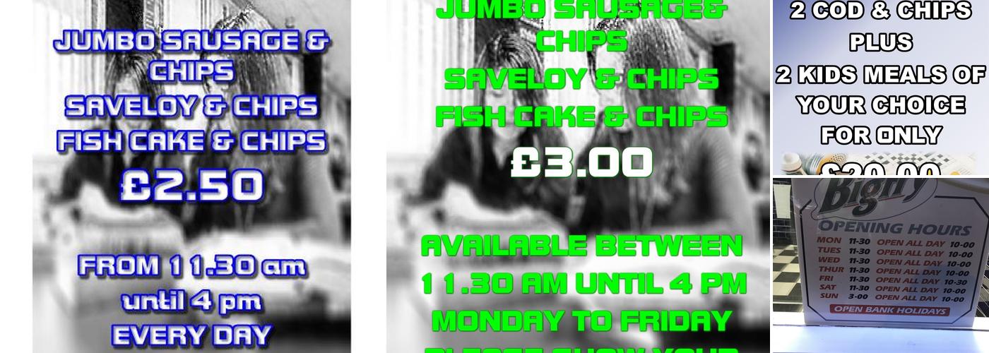 Big Fry Fish & Chips Menu