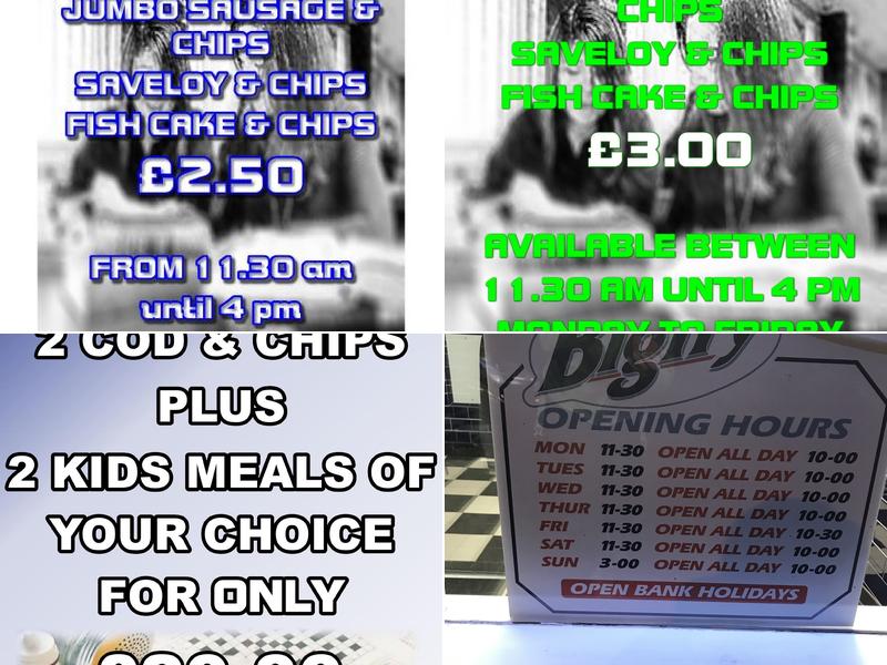 Big Fry Fish & Chips Menu