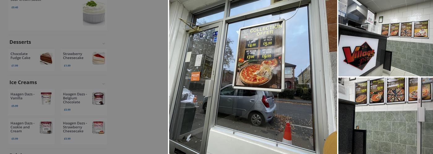 Top Village Pizza Menu