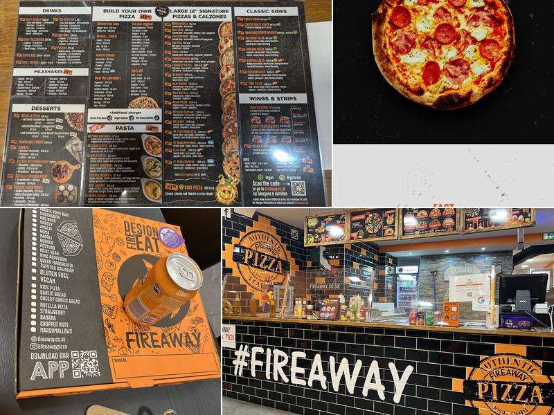 Fireaway Egham Menu