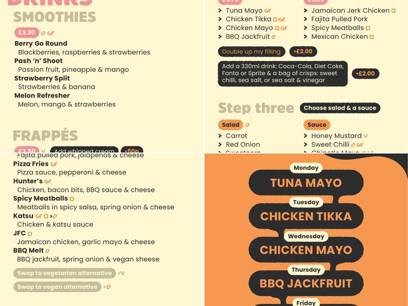 Tommy's Kitchen Menu