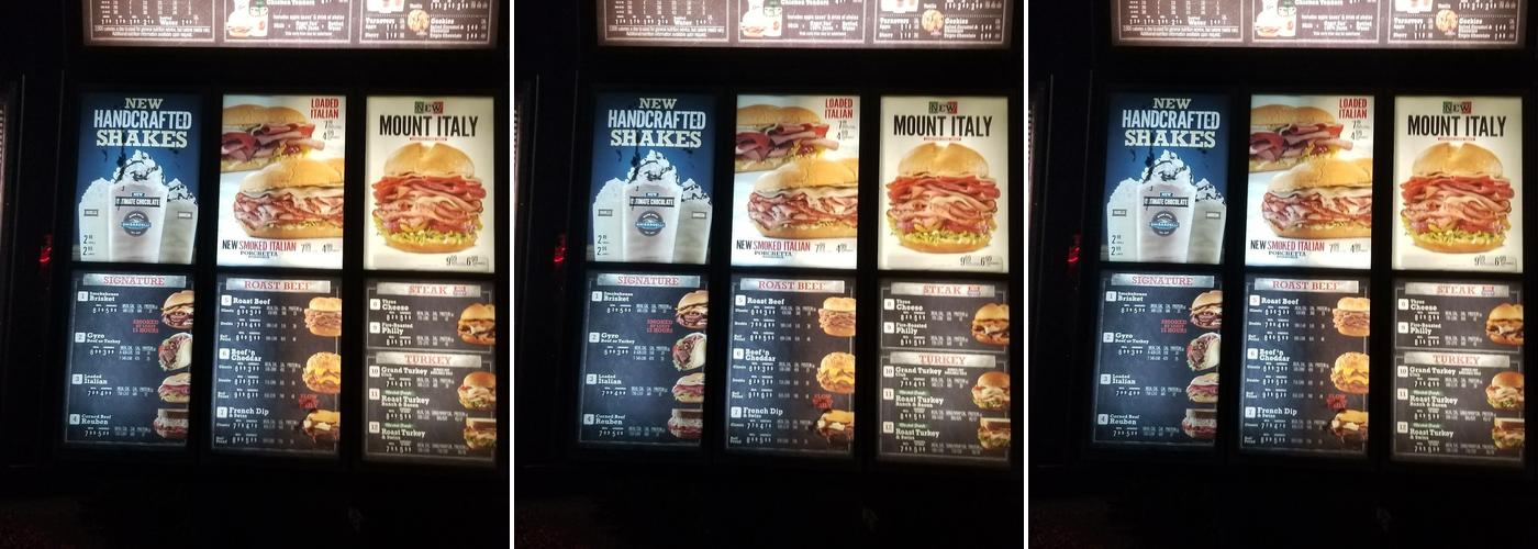 Arby's Menu