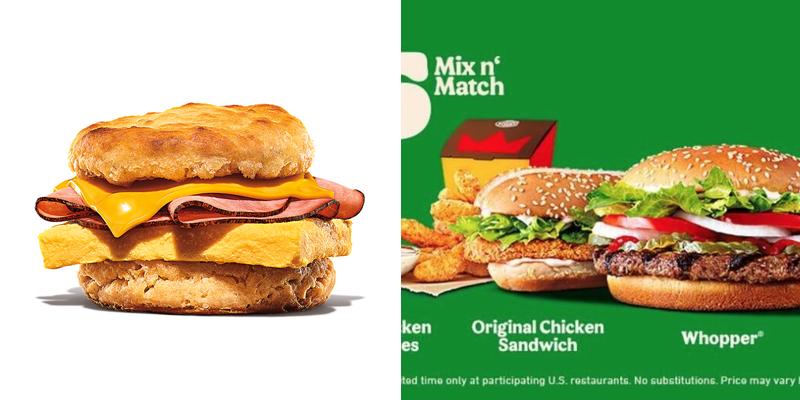 Burger King Menu