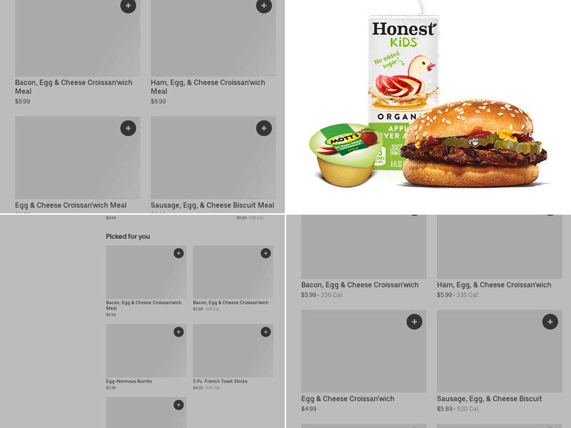 Burger King Menu