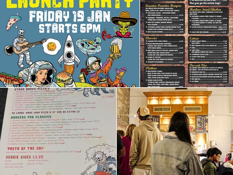 Barkers Menu