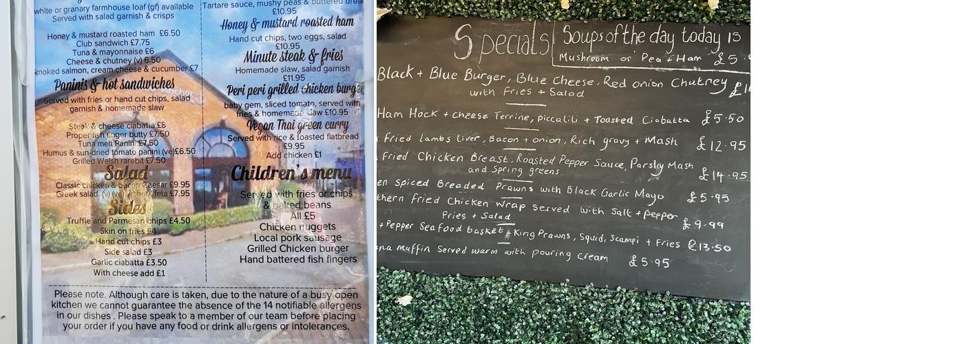 Port & Anchor Eatery Menu