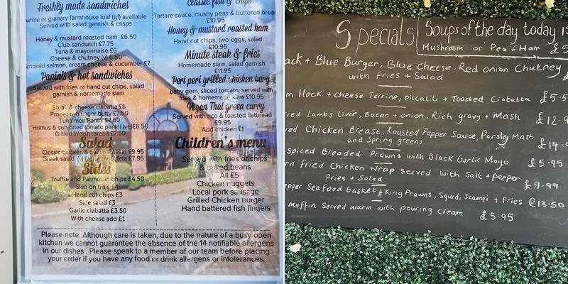 Port & Anchor Eatery Menu