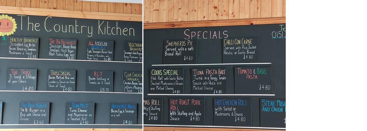 Country Kitchen Menu