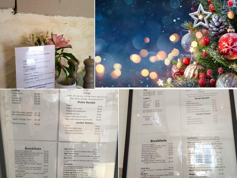 The Little Barn Cafe Menu