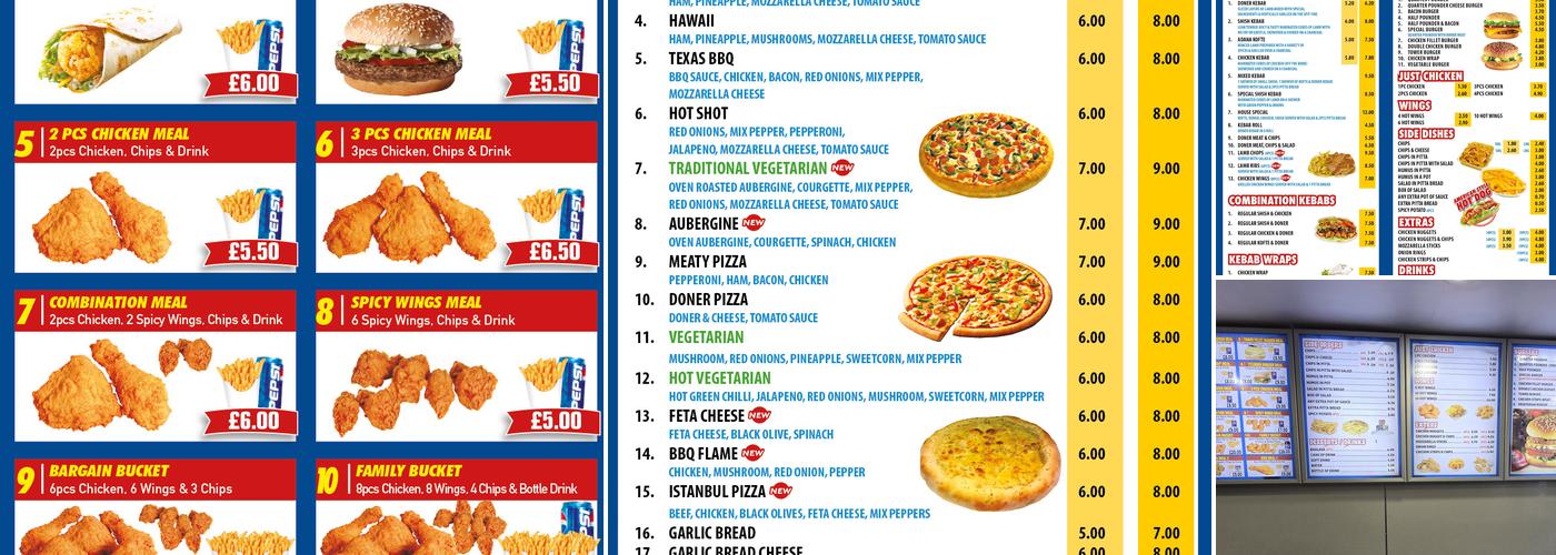 Ely Kebab House Menu