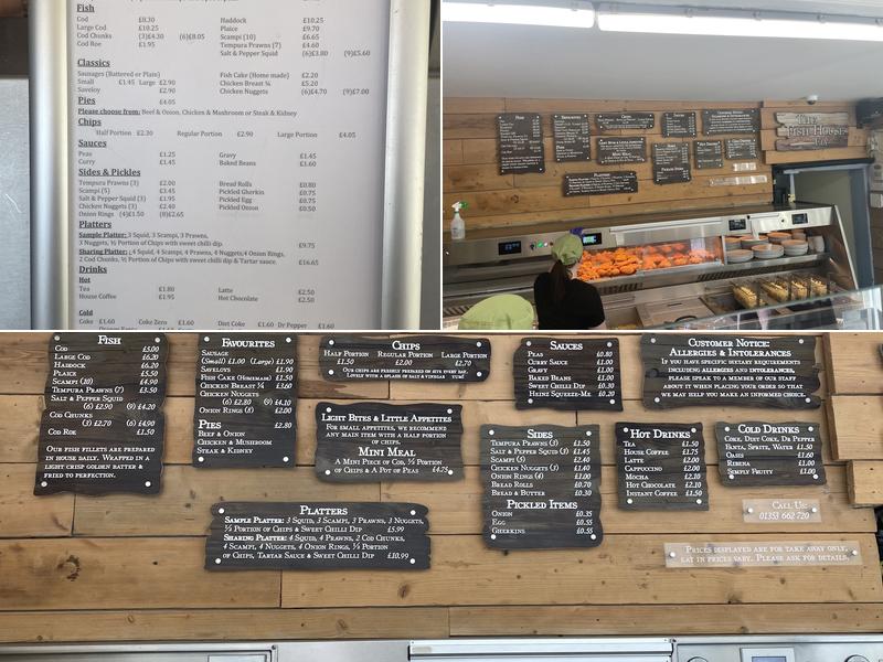 The Fish House Ely Menu