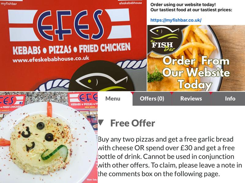 EFES KEBAB&PIZZA HOUSE Menu