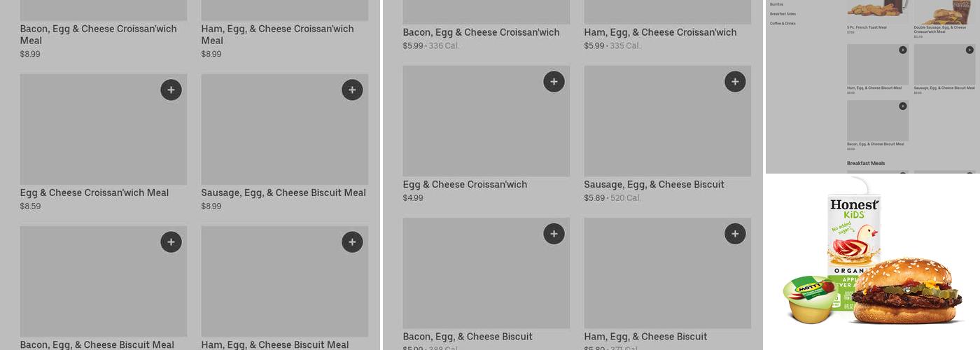 Burger King Menu