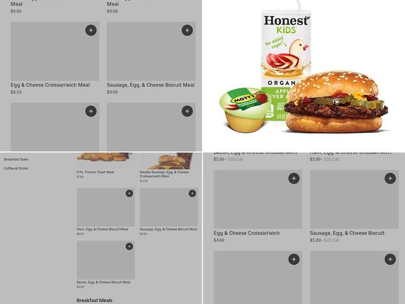Burger King Menu