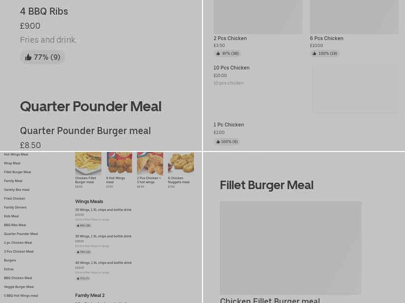 Lick’n Chick’n Menu