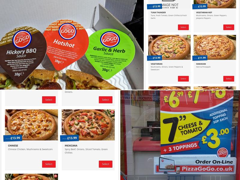 Pizza Go Go Bush Hill Park Menu