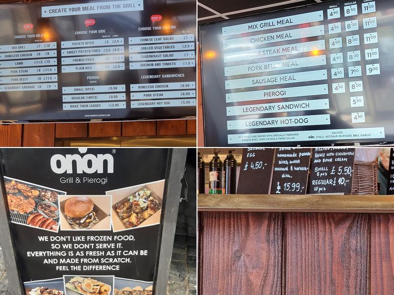 On'On Grill & Pierogi Menu