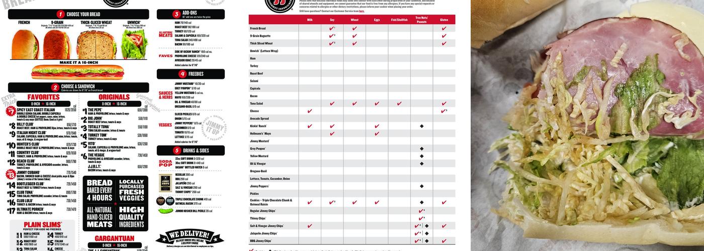 Jimmy John's Menu